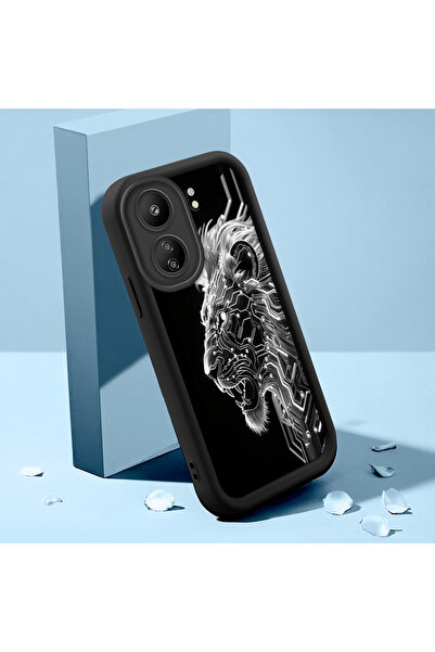 Hontinga حافظة هاتف من السيليكون الناعم المتوافقة مع هاتف Redmi 13C مضادة للس...