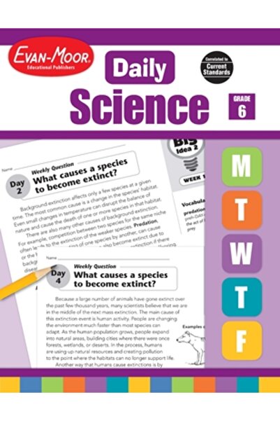 Evan-Moor Educational Publishers Științe zilnice, clasa a 6-a+