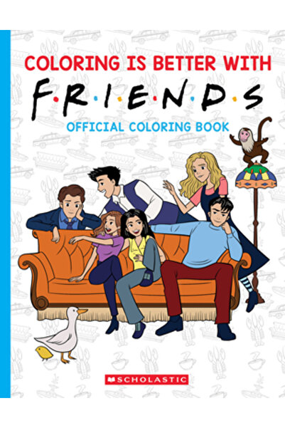 Scholastic Coloratul e mai bine cu prietenii: Carte de colorat oficială