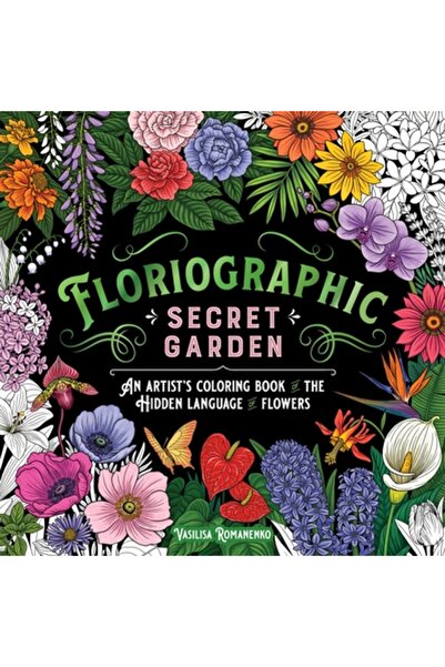 Castle Point Floriografie: Grădina secretă: Carte de colorat a unui artist de...