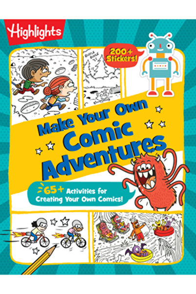 Highlights Pr Aventuri comice importante: activități cu puzzle-uri, mâzgăleli...