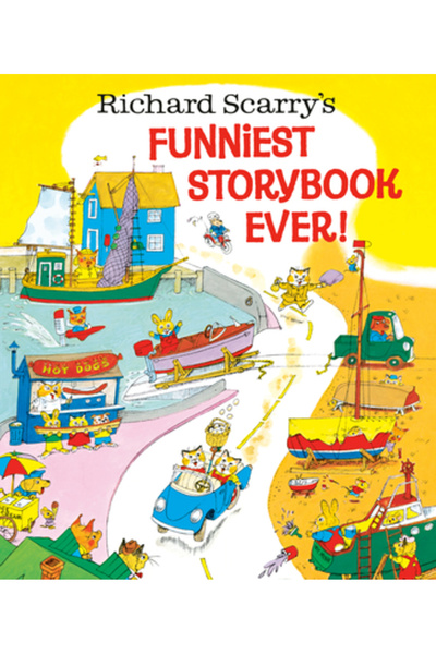 Golden Books Pub Co Inc Cea mai amuzantă carte cu povești a lui Richard Scarry!