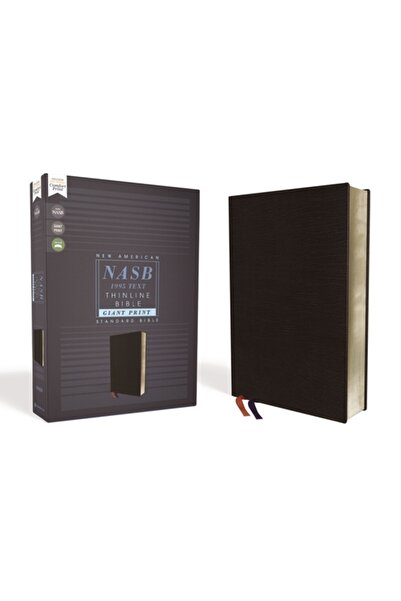 Zondervan Biblia Nasb, linie subțire, imprimare gigantică, piele sintetică, n...