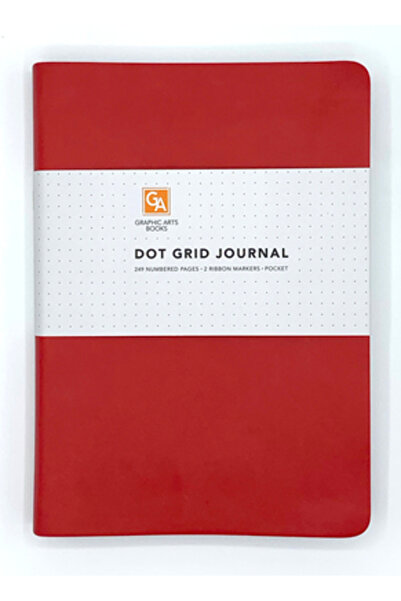 Graphic Arts Books Jurnal cu grilă punctată - Ruby