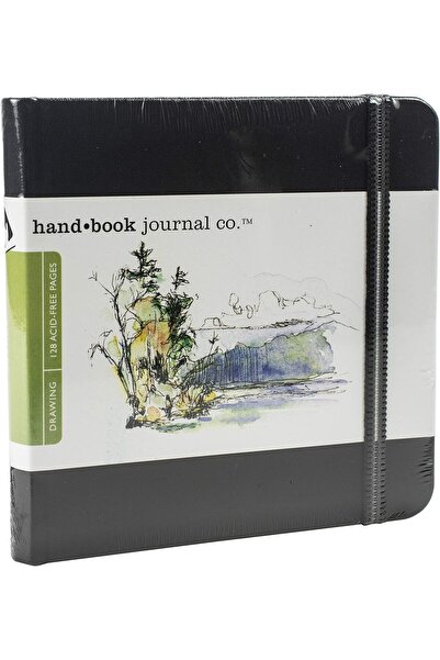 Generic دفتر رسم رحلات مقاس 5.5 × 5.5 بوصة من سبيدبول، لون عاجي أسود