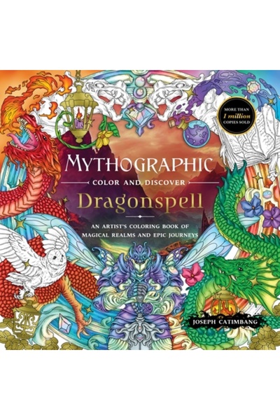 Castle Point Culoare și descoperire mitologică: Dragonspell: Carte de colorat...