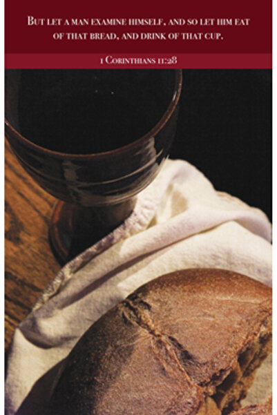 Broadman Church Supplies Buletin de Împărtășanie: Examinați (Pachet de 100): ...