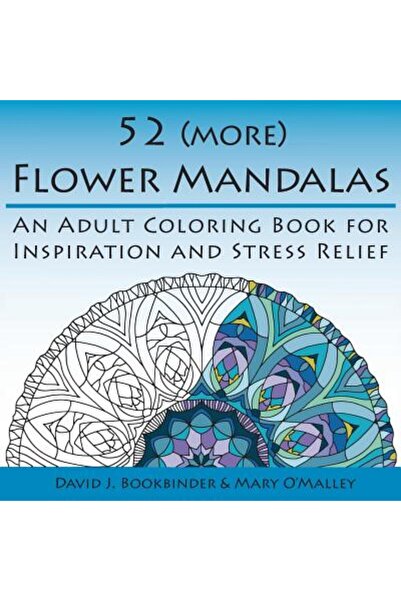 Houghton Mifflin 52 (Mai multe) Mandala cu flori: O carte de colorat pentru a...