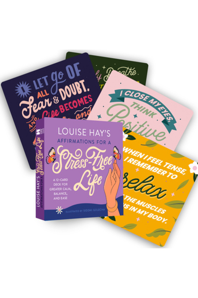 Hay House Afirmațiile lui Louise Hay pentru o viață fără stres: Un pachet de ...