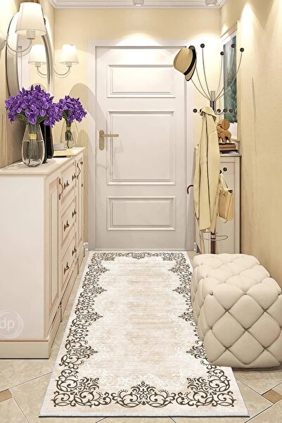 Monnhein Килим за бягане – неплъзгаща основа, подходящ за пране, мека текстур...