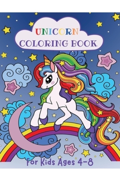 INDEPENDENT CAT Unicorn Coloring Book