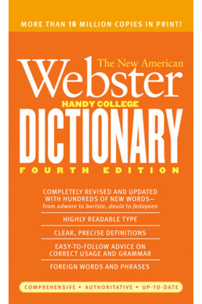 Signet Book Noul dicționar american Webster Handy College