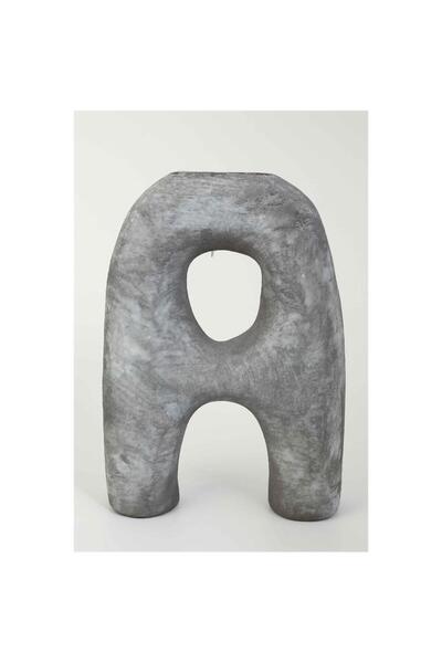 Vitale Vază cu goluri afumate Lidya 24,5*9*35 cm AK.KK0013