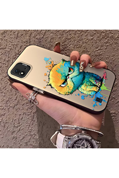 Hontinga حافظة هاتف متوافقة مع هاتف Realme C20/C20A، حافظة صلبة مقاومة للصدما...