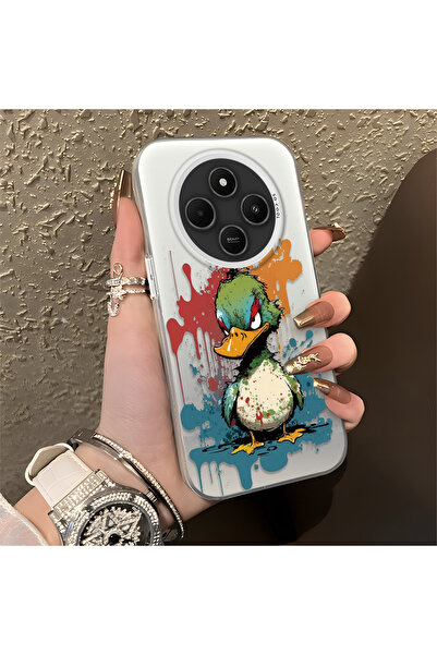 Hontinga حافظة متوافقة مع هاتف Redmi 14C 4G، حافظة صلبة مضادة للسقوط، فن الحي...