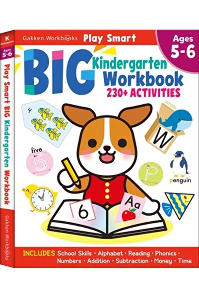 Gakken Co Caiet de lucru Play Smart Big, pentru copii de 2 ani și peste: Caie...