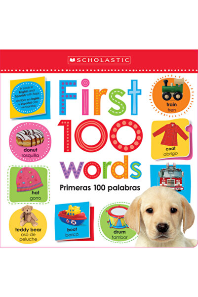 Cartwheel Books Primele 100 de cuvinte / Primeras 100 Palabras: Elevii timpurii din școală (Ridicați clapeta)