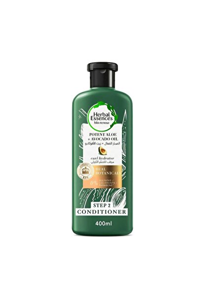Herbal Essences هيربال إيسنسز بلسم مرطب للشعر الكيرلي بالصبار وزيت الأفوكاد -...