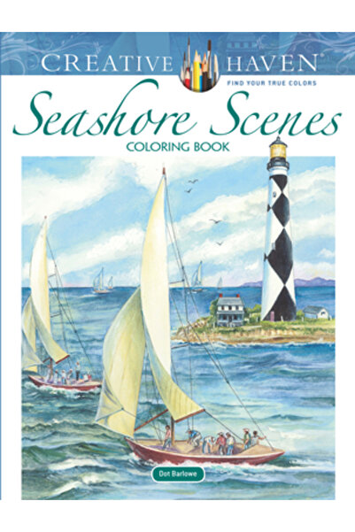 Dover Pubn Inc Carte de colorat Creative Haven cu scene de țărm