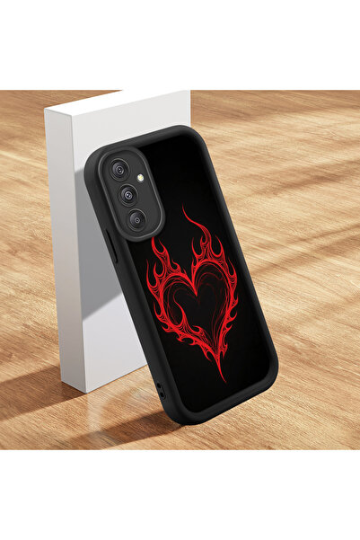 Hontinga حافظة هاتف سامسونج جالاكسي M34 متوافقة مع السيليكون الناعم مضادة للس...