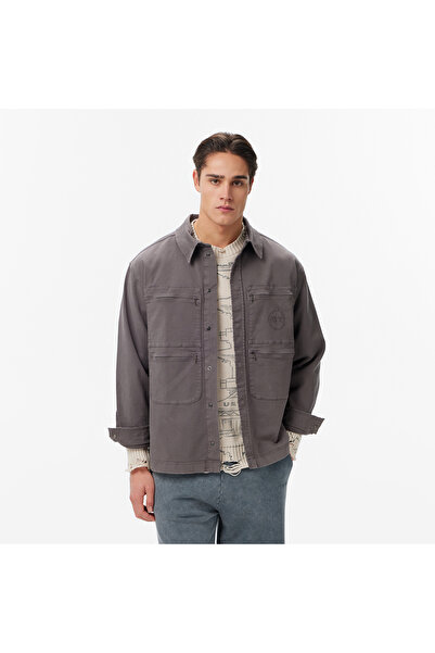 United 4 قميص رجالي رمادي من UNITED4 Essentials