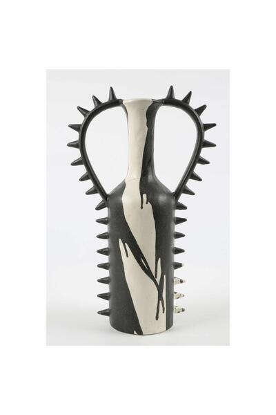 Vitale مزهرية سيراميك على شكل ترس 26.2*12.3*43 سم AK.KD0048