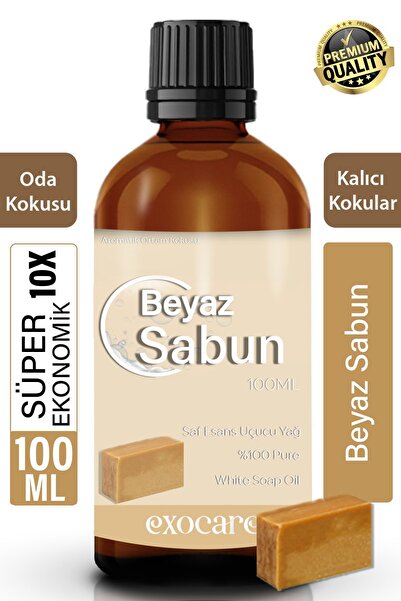 exocare Beyaz Sabun Esansiyel Uçucu Koku Yağı Buhurdanlık Difüzör Esansı oda ...