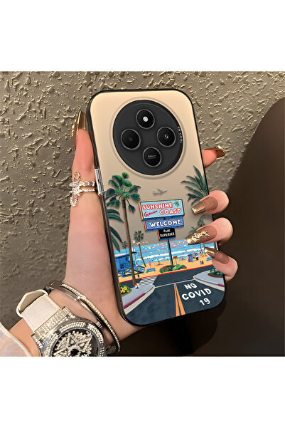 Hontinga حافظة متوافقة مع هاتف Redmi 14C 4G، حافظة هاتف صلبة مضادة للسقوط، من...