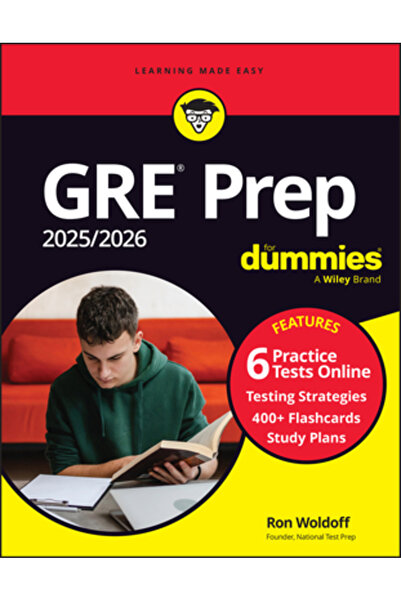 For Dummies Pregătire GRE 2025/2026 pentru începători: Carte + 6 teste practice + 400 fișe online