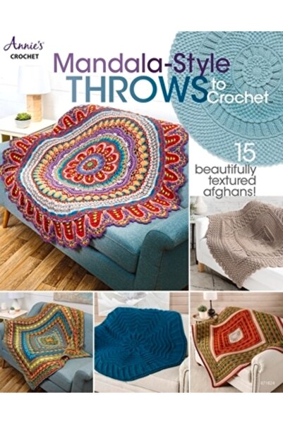 Annies Attic Llc Pături în stil Mandala pentru croșetat