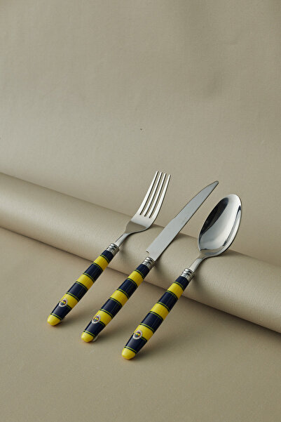 Karaca x Fenerbahçe 18 Parça 6 Kişilik Çatal Kaşık Bıçak Takımı