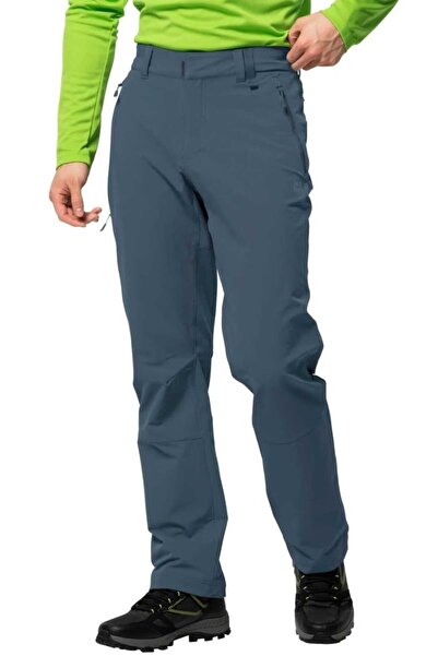 Jack Wolfskin Flexible pants for men, sports, light and functional, ActivateXT, orion blue, 4 pockets,