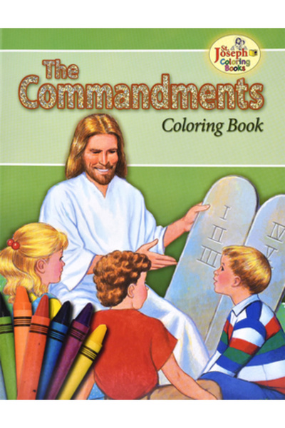 Catholic Book Pub Co Coloring Book about the Commandments
