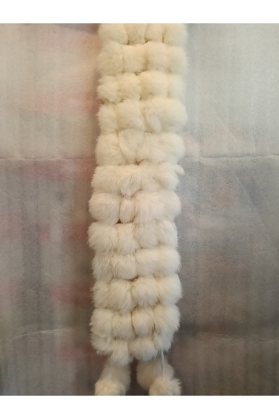 Butik Tülin Women's Authentic Handmade Natural Feather Bone 4X27 Row 112 Rabb...