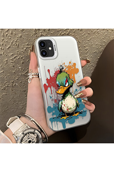 Hontinga حافظة متوافقة مع هاتف iPhone 12، حافظة هاتف صلبة مضادة للسقوط، فن ال...