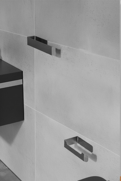 STRADA HOME Paslanmaz Çelik Havlu Askısı&Tuvalet Kağıdı Askısı Set-Havluluk&T...