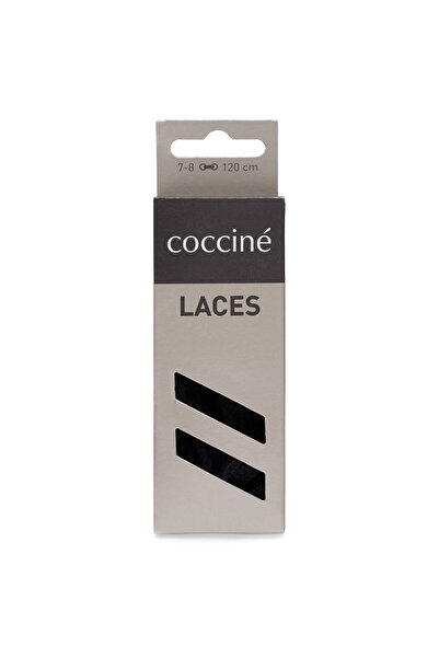 Coccine unisex shoe laces black SHOELACES 120 cm P