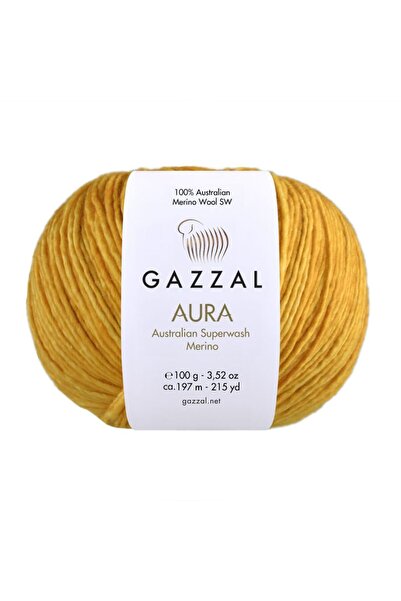 Gazzal حزمة أورا المكونة من 3 قطع من صوف الميرينو بنسبة 100% - 100 جرام 197 م...