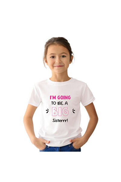 Printoot Customizable I'm Going To Be A Big Brother/Sister Kids Announcement T-Shirt