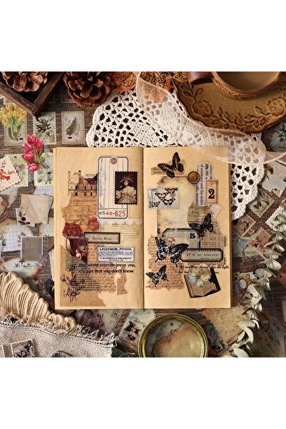 Kolbi Craft 2 ورقة، 16 قطعة من ملصقات الفلاكير الشفافة ذات الطابع الفضائي، مل...