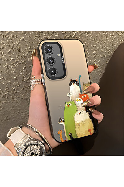 Hontinga حافظة متوافقة مع هاتف سامسونج جالاكسي S24، حافظة هاتف صلبة مضادة للس...