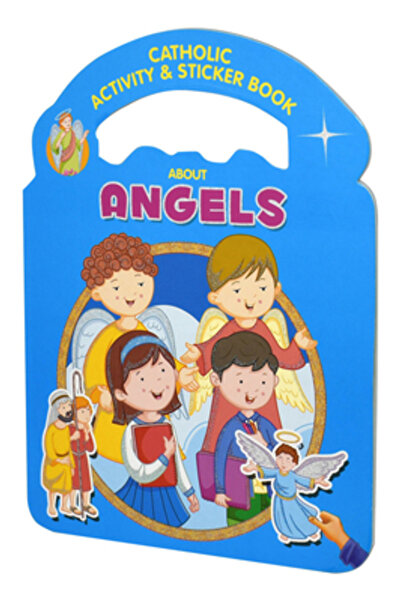 Catholic Book Pub Corp Carte de activități și stickere catolice despre îngeri