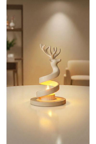 Decorius Spiral Geyik Pilli Mumluk