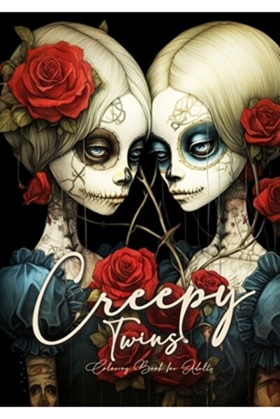 INDEPENDENT CAT Carte de colorat cu gemenii înfiorători pentru adulți: Carte ...