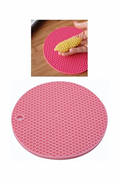 Evalins Petek Şekilli Silikon Nihale ve Kalbur Bastı Tatlı Kalıbı, Esnek, Isı...