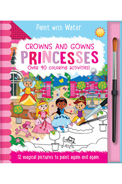 Imagine That Coroane și rochii - Prințese, carte de activități fără mizerie