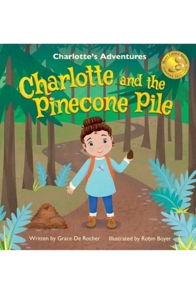 INDEPENDENT CAT Charlotte și grămada de conuri de pin