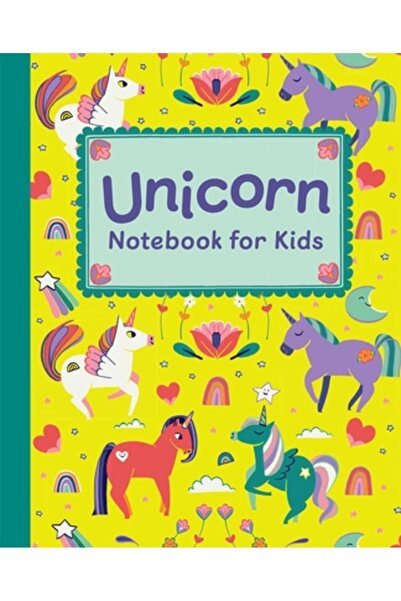 Rockridge Pr Caiet Unicorn pentru Copii: Cu Artă Drăguță cu Unicorni și Pagin...