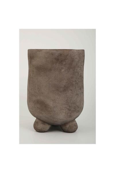 Vitale Lidya ваза от пушено стъкло с крачета 19,5*19,5*28 cm AK.KK0029