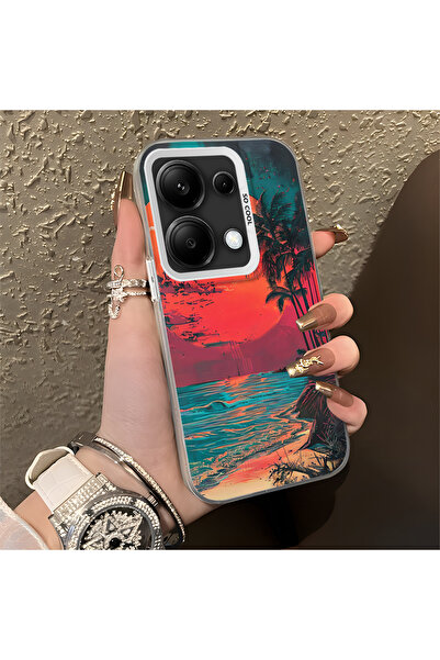 Hontinga حافظة متوافقة مع هاتف Poco M6 Pro 4G، حافظة هاتف صلبة مضادة للسقوط، ...